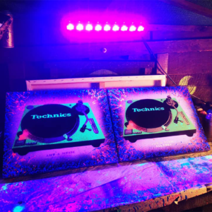 DJ Decks UV Canvas
